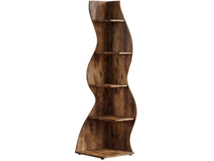Bibliotheque coloris  marron 5 étagère(s) EVRYAE   - 50 cm x 182.5 cm