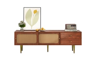 Meuble tv coloris marron 160 cm <strong>OXEZA</strong>  <strong></strong>