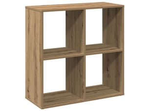 Étagère de rangement, étagère séparatrice de pièce chêne artisanal 69,5x29x69,5 cm