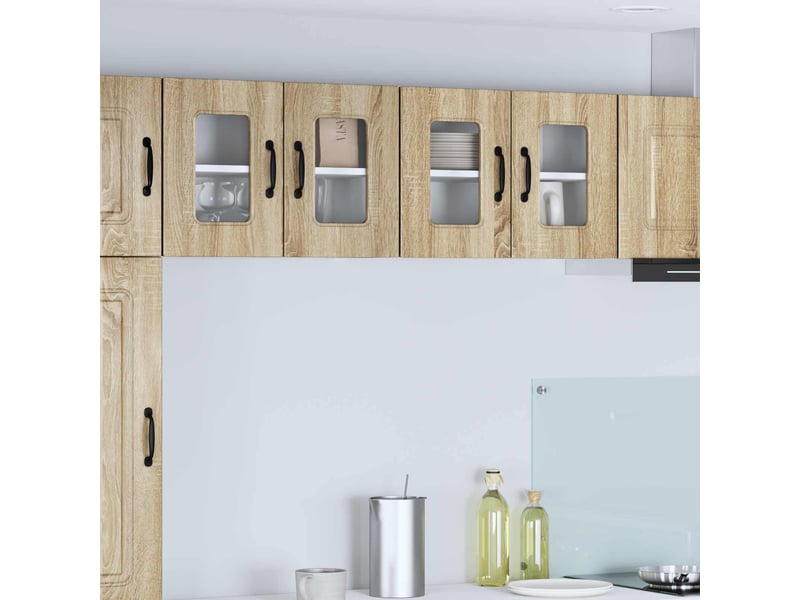  Meuble mural de cuisine | armoire de cuisine chêne sonoma 60x31x40cm shl7709  - Conforama B