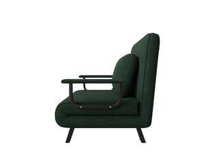 Fauteuil convertible <strong>DUBOISDESIGN</strong> <strong></strong> Tissu / Microfibre vert vendu A l'unité