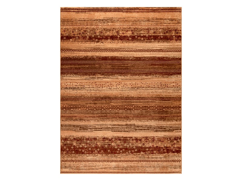 Tapis en laine kashqai 4338 100 ethnique, boho couleur saumon brunes 160x240 cm - Conforama B