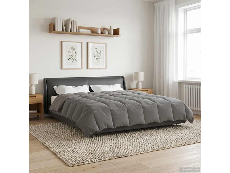  Couette - duvet d'été 200 x 240 cm été microfibre (100% polyester)  - Conforama D