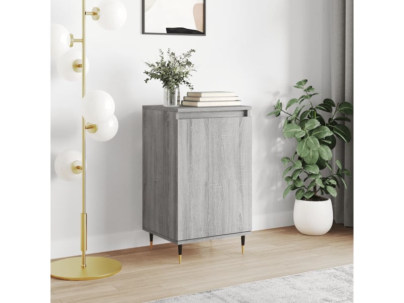  Buffet - bahut - meuble de rangement sonoma gris 40x35x70 cm bois d'ingénierie  - Conforama B