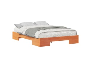 Lit 2 places 120x190cm coloris marron