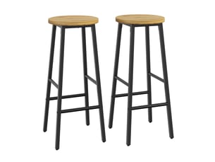tabouret de bar MIVRAY - bicolore hauteur d'assise 70 cm vendu Par paire