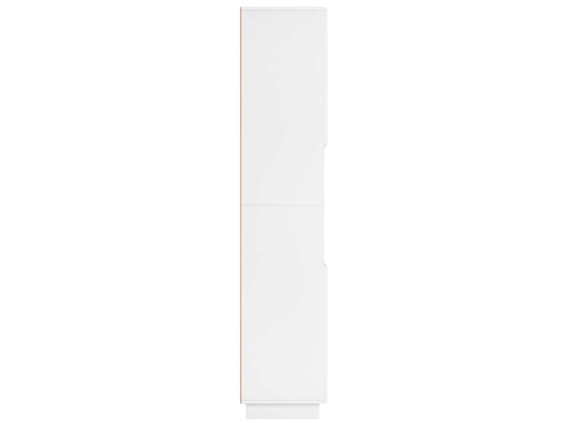  Meuble de rangement salle de bain blanc brillant 36.5x38x180 cm  - Conforama E