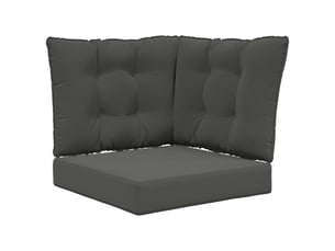 Coussin de canapé d'extérieur, coussin de chaise polyester anthracite cf54006