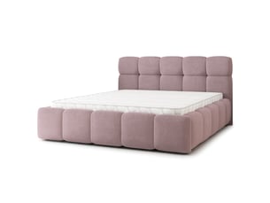 Lit coffre 180x200 cm <strong>MASSENO</strong> <strong></strong> coloris rose