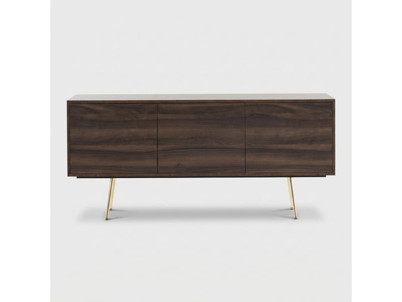 Buffet moderne avec 3 portes sayen - marron  - Conforama C