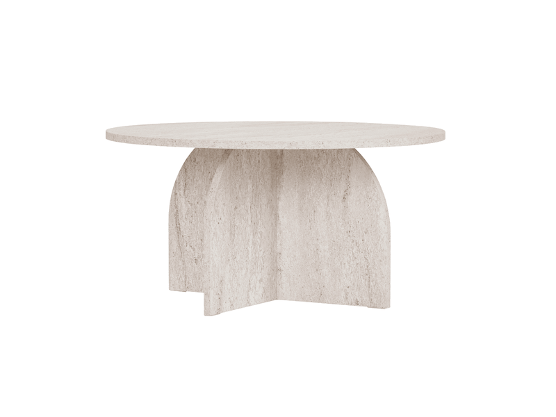  Table basse avec plateau rond d80 cm - clover  - Conforama E