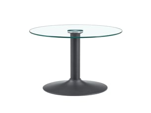 Table basse rond(e) coloris noir <strong>WISHDOR</strong> <strong></strong> - 70 cmx70 cm