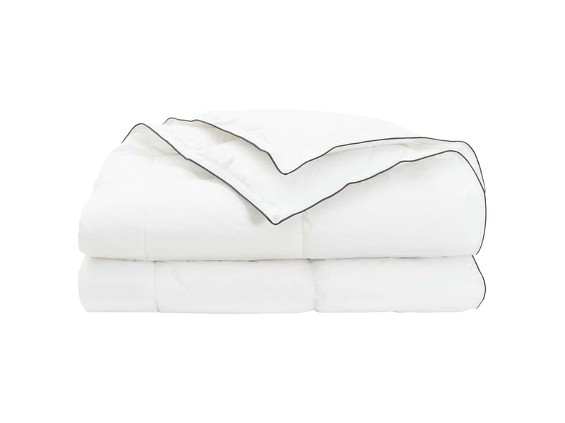  Couette - duvet 140 x 220 cm 100% coton blanc  - Conforama E