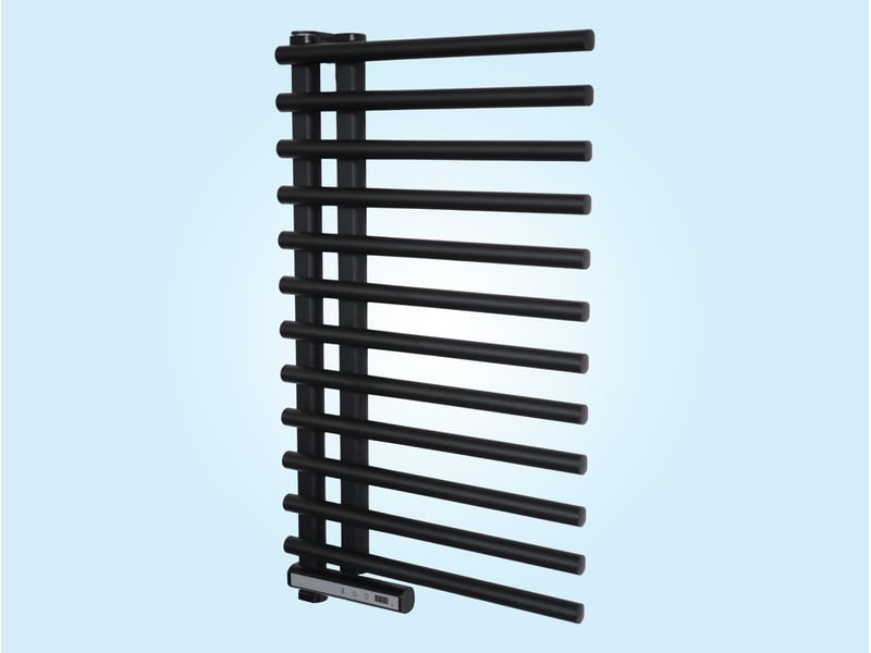  Radiateur sèche-serviettes rotatif 180 degrés noir NTW GIRO B - Conforama B