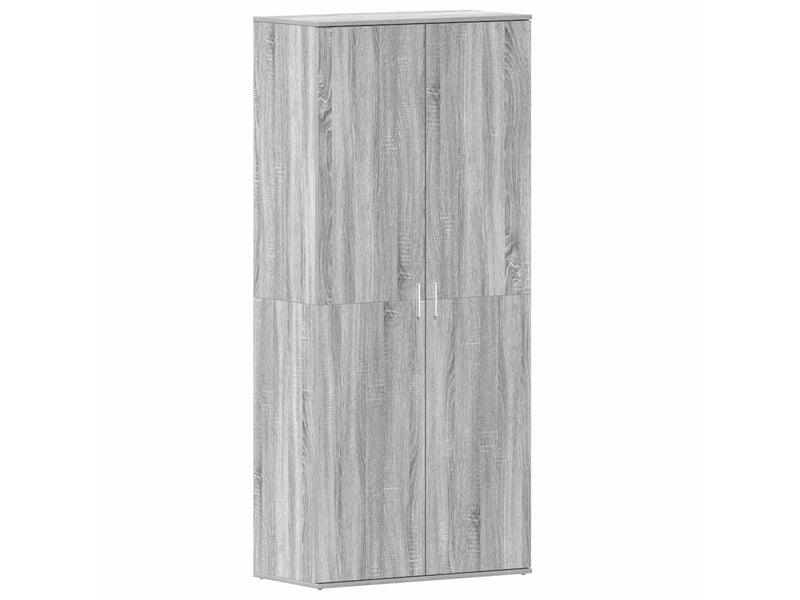  Meuble à chaussure, cabinet à chaussures 80x39x178 cm bois d'ingénierie shl9421  - Conforama A