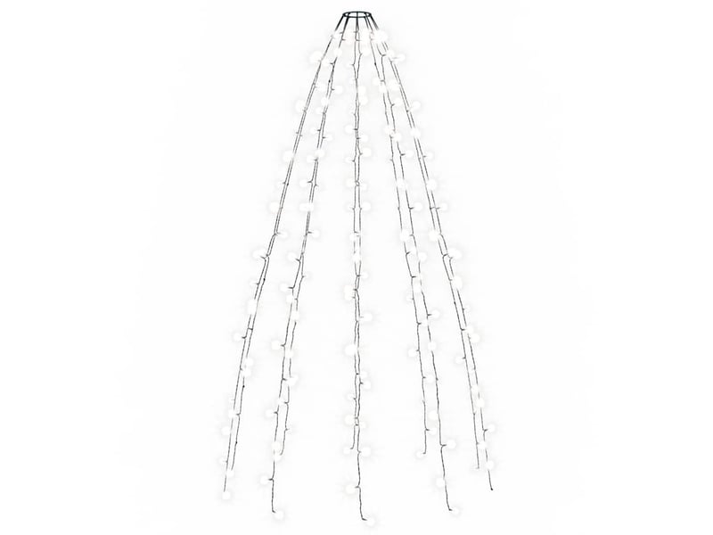  Guirlande lumineuse d'arbre de noël 180 led blanc froid 180 cm cf62420  - Conforama A