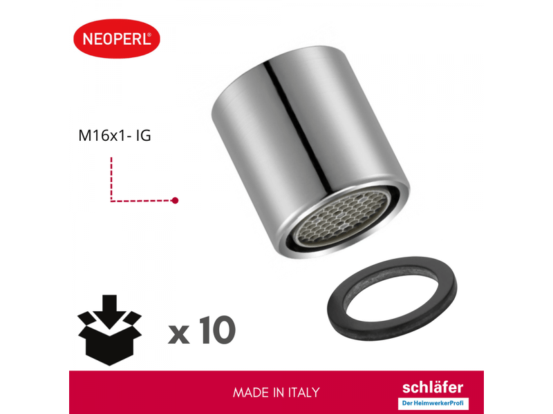  10010516 schläfer | 10pcs- m16 aérateur femelle universel, aération du robinet mélangeur de salle de bain et de cuisine  - Conforama E