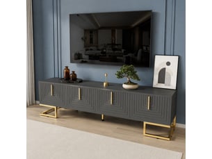 Meuble tv coloris gris 170 cm MODENVIE