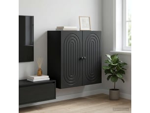 Armoire     <strong></strong> <strong></strong> coloris noir largeur 59 cm
