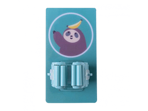 Support de balai et serpillière multifonction à motif dessin animé, organiseur de rangement autocollant pour balais, buanderie, salle de bain, cuisine