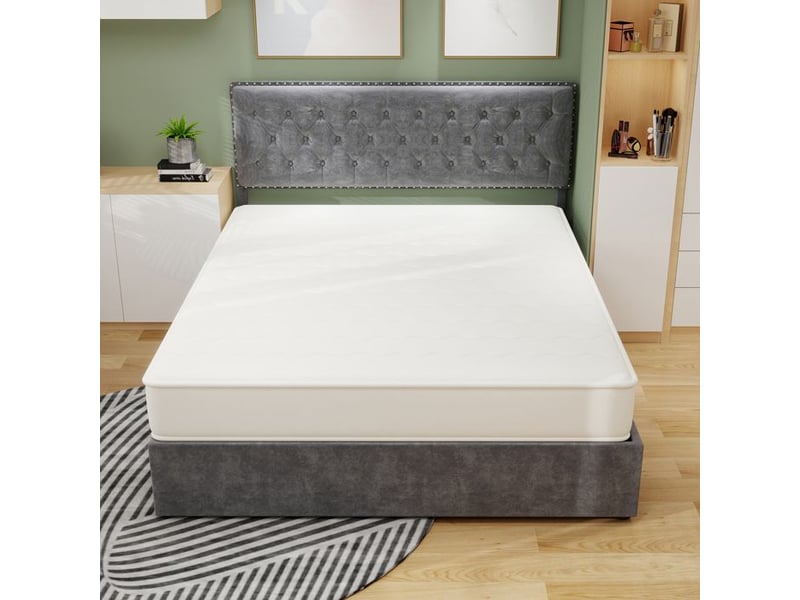  Matelas respirant 3d - 160x200 cm - épaisseur 23 cm - blanc - soutien double - ressorts ensachés 160x200x23cm - Conforama B
