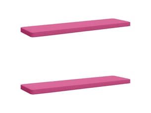 Lot de 2 coussins de banc, coussins d'assise vught 100 % polyester rose cf58055
