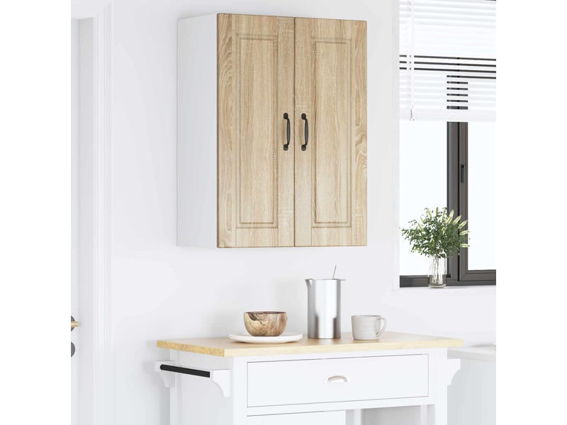 Meuble mural de cuisine, armoire de cuisine chêne sonoma 60x31x80cm - Conforama D
