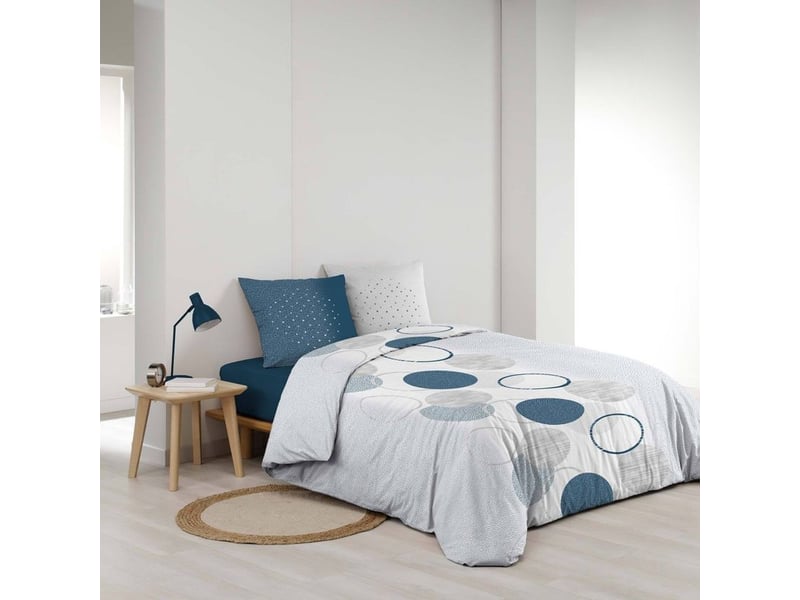  Housse de couette 260x240 + 2 taies voie lactée coton  - Conforama B
