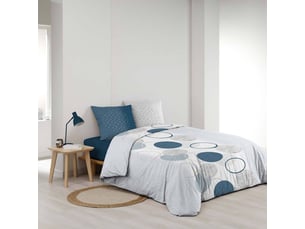 Housse de couette 260x240 + 2 taies voie lactée coton