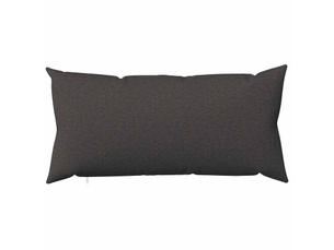 Lot de 6 housses de coussin heerlen gris foncé 40 x 80 cm tissu cf49636