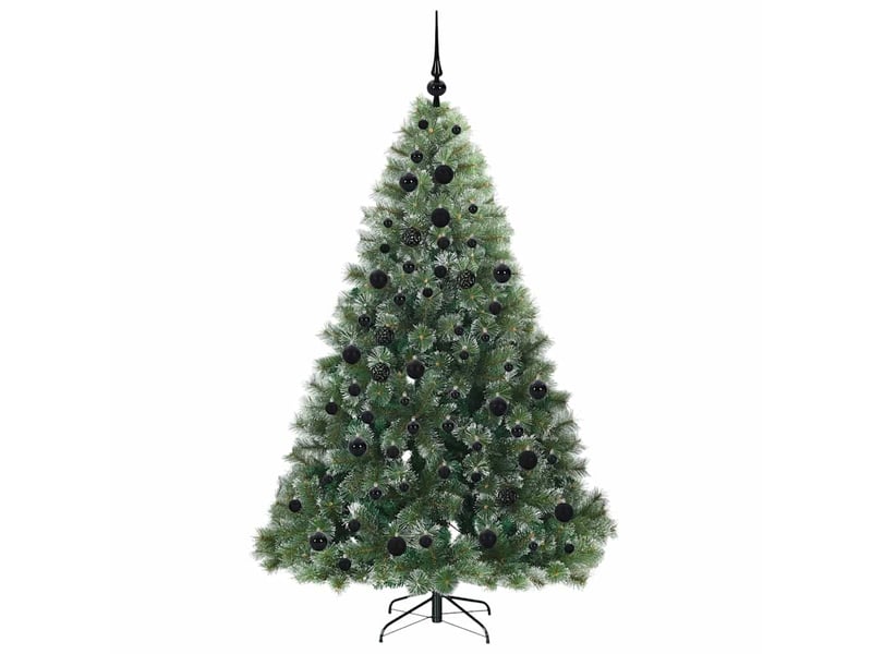 Sapin de noël artificiel, arbre de noël avec 300 led vert 180 cm pe et pvc shl3 - Conforama D