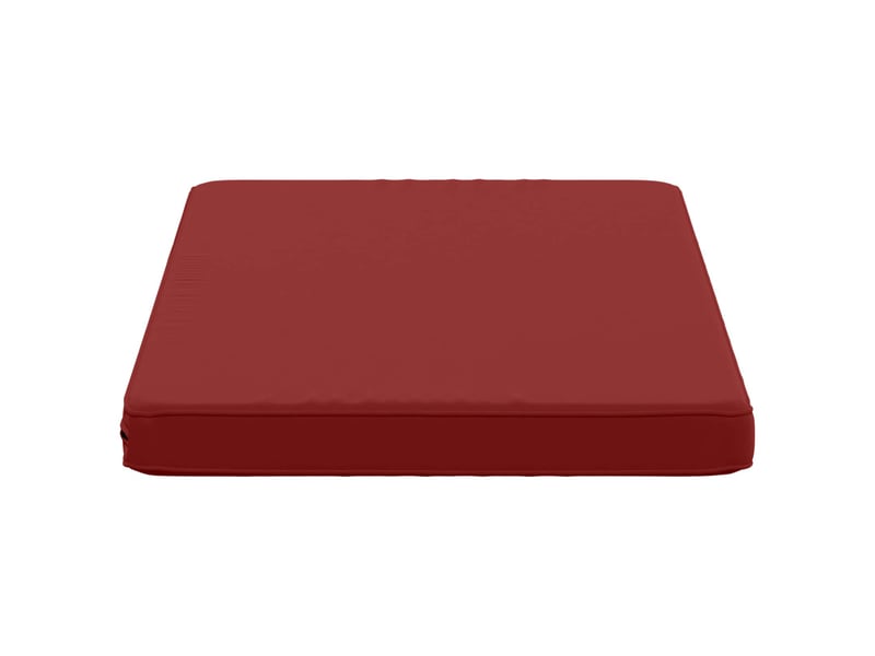Lot de 2 coussins de banc, coussins d'assise vught 100 % polyester bordeaux cf57920 - Conforama D
