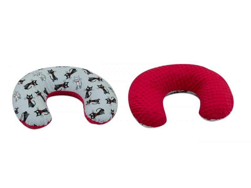  Coussin c dallaitement chatons 1  rouge 4220634.5 - Conforama A