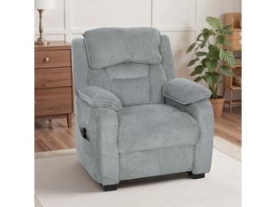 Fauteuil relax électrique Velours gris