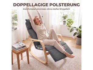 Fauteuil fixe <strong></strong> Coton / Polyester gris