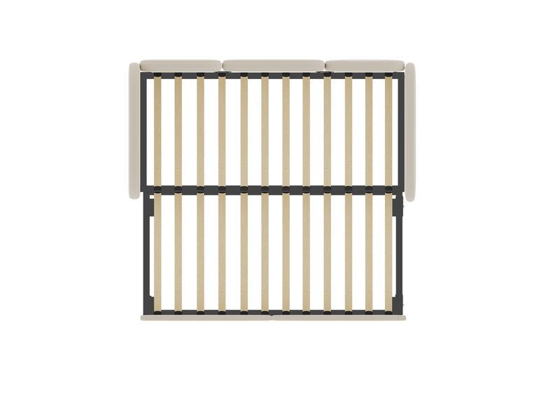 Lit de jour SOFTSEA 2 places en velours, tiroirs rangement, canapé-lit moderne - Conforama D