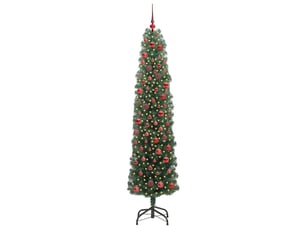 Sapin de noël - arbre de noël artificiel vert 180 cm pvc et acier et plastique