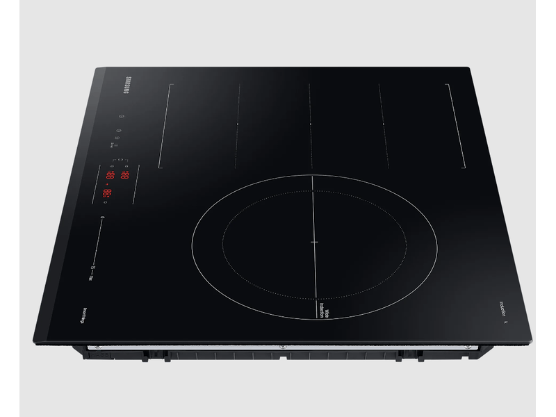Samsung - table de cuisson induction 60cm 3 feux 7400w noir  nz63b6056gk - NZ63B6056GK - Conforama C