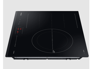 Samsung - table de cuisson induction 60cm 3 feux 7400w noir nz63b6056gk -