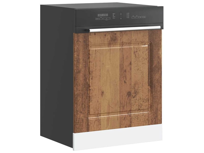  Panneau de lave-vaisselle kalmar vieux bois 60x1,5x57cm  - Conforama C