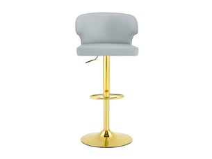tabouret de bar assise réglable en hauteur  PANGIVO W3658P438277 - gris