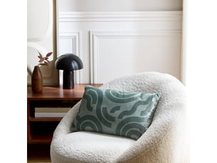 Coussin lilou rectangulaire 30x50cm vert