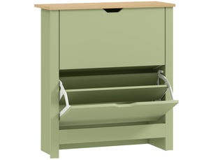 Meuble à chaussures 12 paire(s)  <strong></strong>  <strong></strong> coloris vert