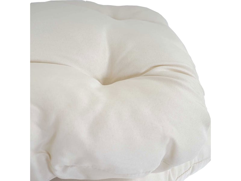  4x coussin dublin, coussins de chaise, 43x41x3cm - crème  - Conforama B