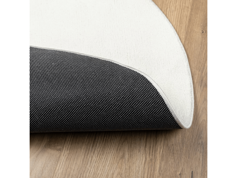  Tapis à poils courts crème ø 120 cm - comfortxl 375523 - Conforama D