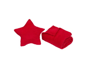Plaid + coussin etoile myza rg
