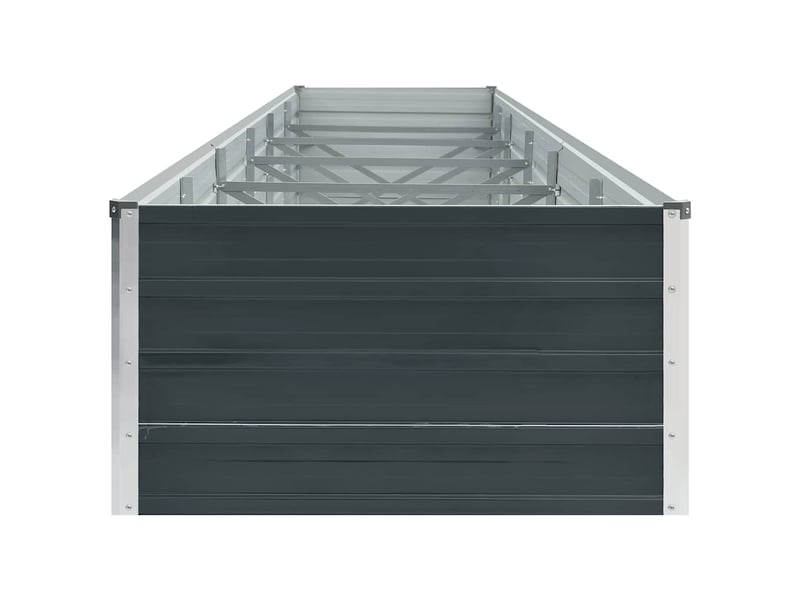  Jardinière - lit surélevé de jardin acier galvanisé 480x80x45 cm anthracite  - Conforama E