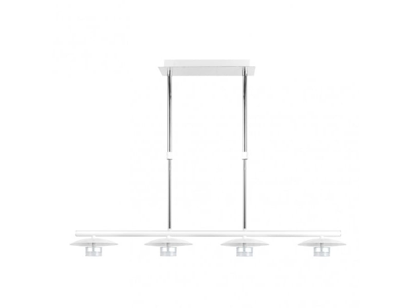  Fabrilamp ciudad del cabo, lampe, moderne, led, 24 w, 1920 lm, 4000 k, blancargenté, 40-62 x 85 x 15 cm 153654074 - Conforama A