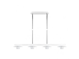 Fabrilamp ciudad del cabo, lampe, moderne, led, 24 w, 1920 lm, 4000 k, blancargenté, 40-62 x 85 x 15 cm