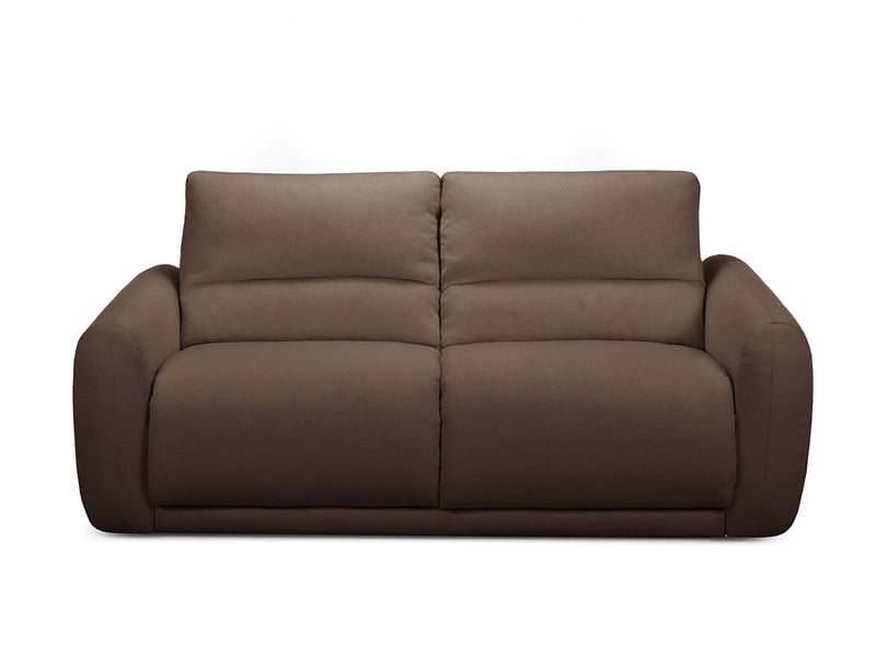  Bobochic canapé droit convertible minorque ouverture express tissu chenille marron 160x200 MINORQUE - Conforama A